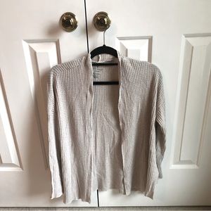 American Eagle Soft and Sexy Plush Cream Cardigan